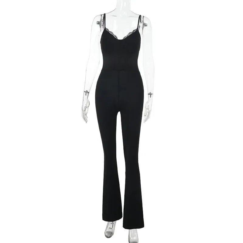 Wholesale Women's Sexy Solid Color Sleeveless Bodysuits