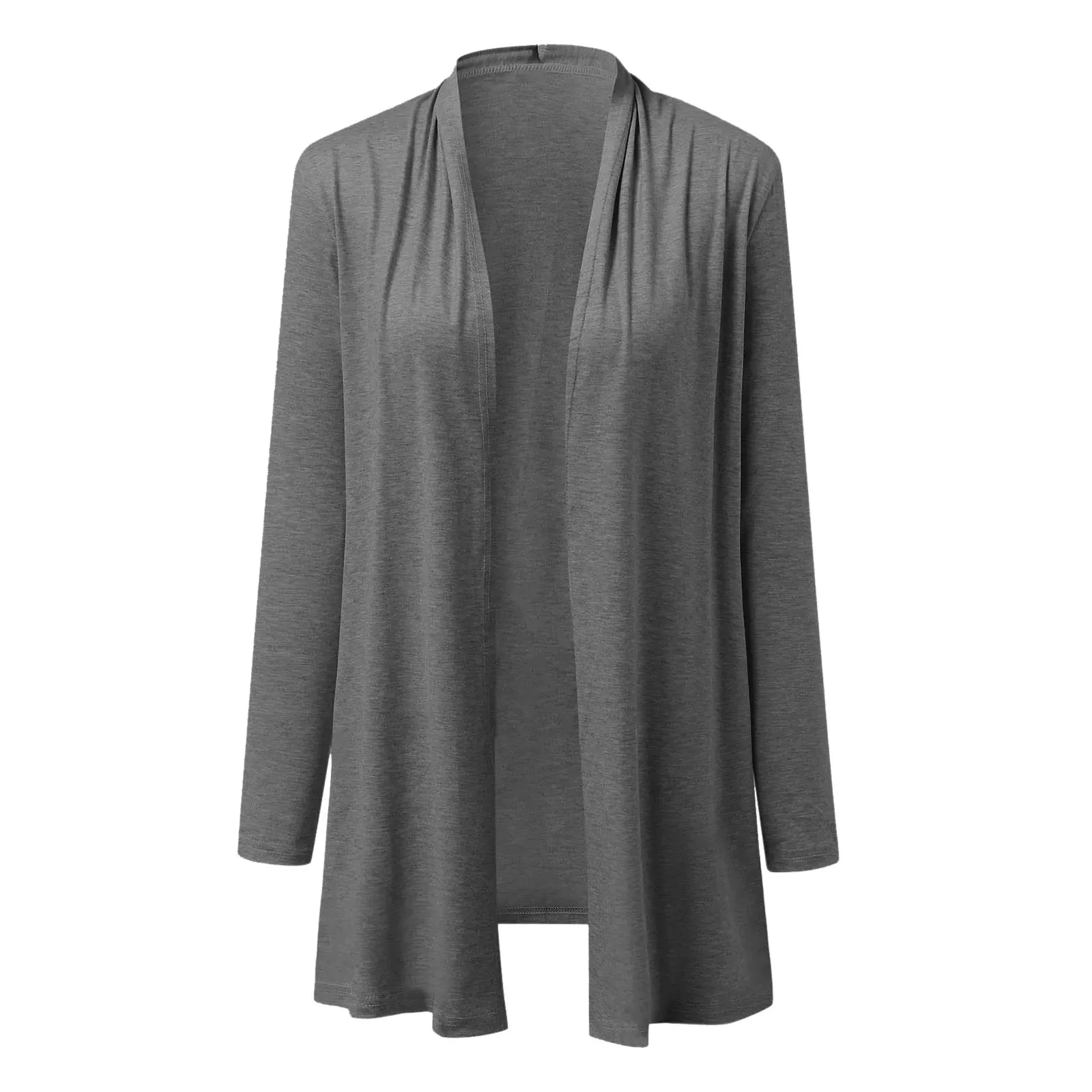 Women Fashion Cardigan Knitwear Lightweight Long Sleeve Kimono Front Open Loose Casual Top Winter Sweater For Women Plus Size