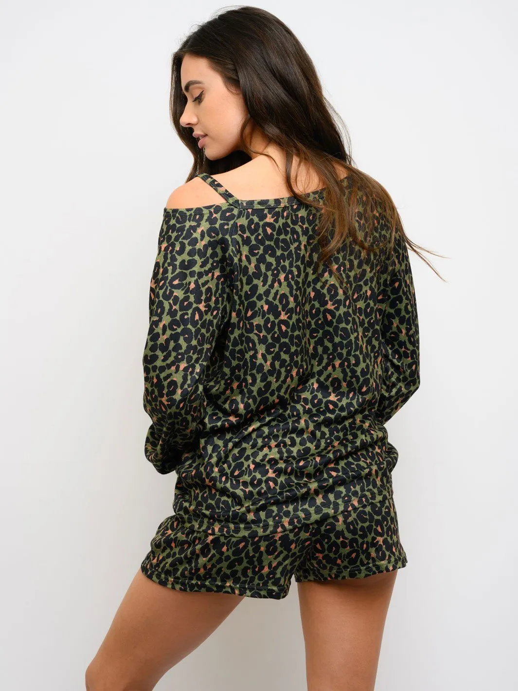 WOMEN'S ANIMAL PRINT 2PC. SET