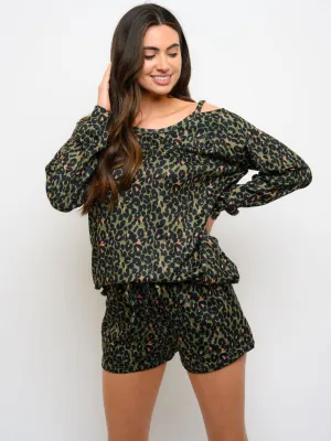 WOMEN'S ANIMAL PRINT 2PC. SET