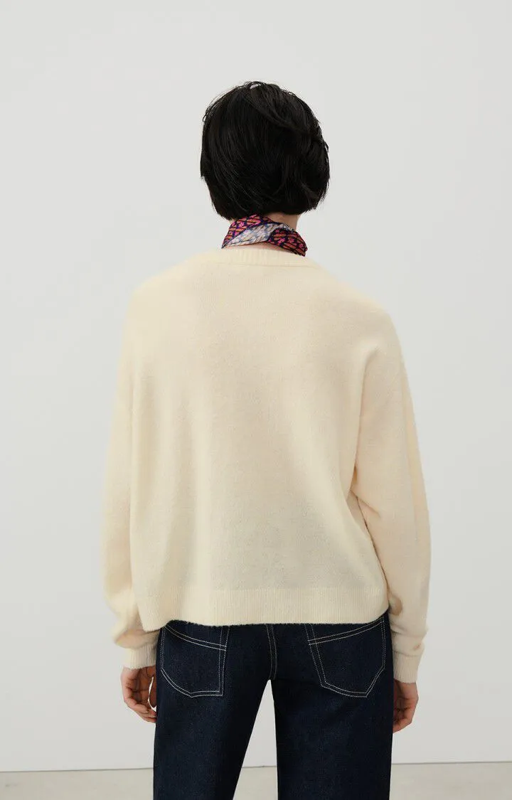 WOMEN'S CARDIGAN DAMSVILLE - PANNACOTTA MELANGE