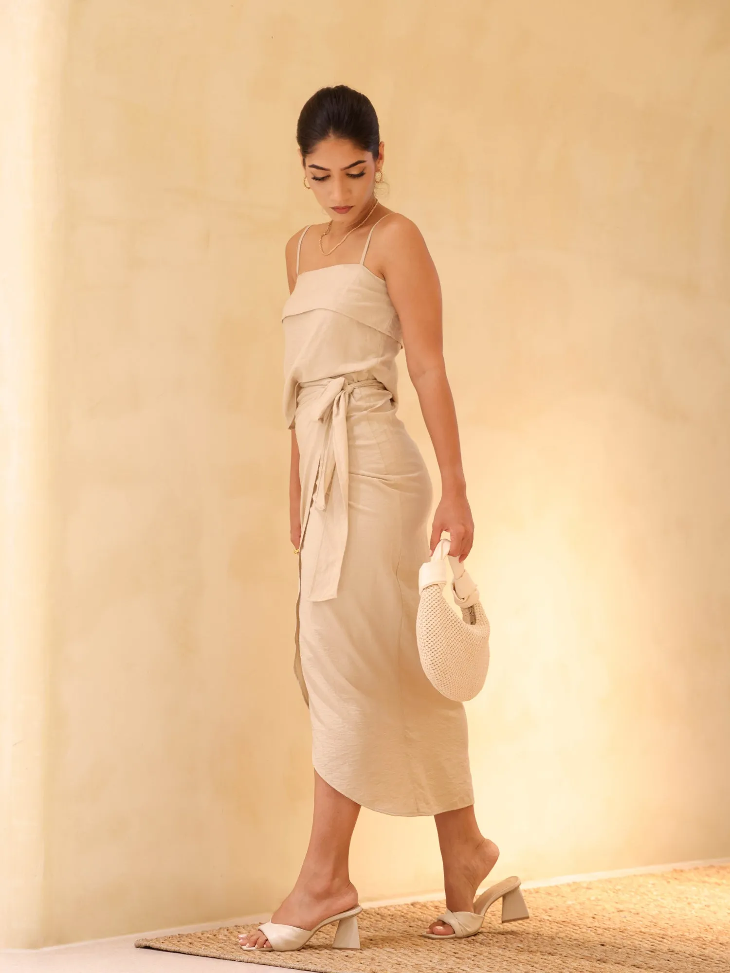 Wrap Midi skirt