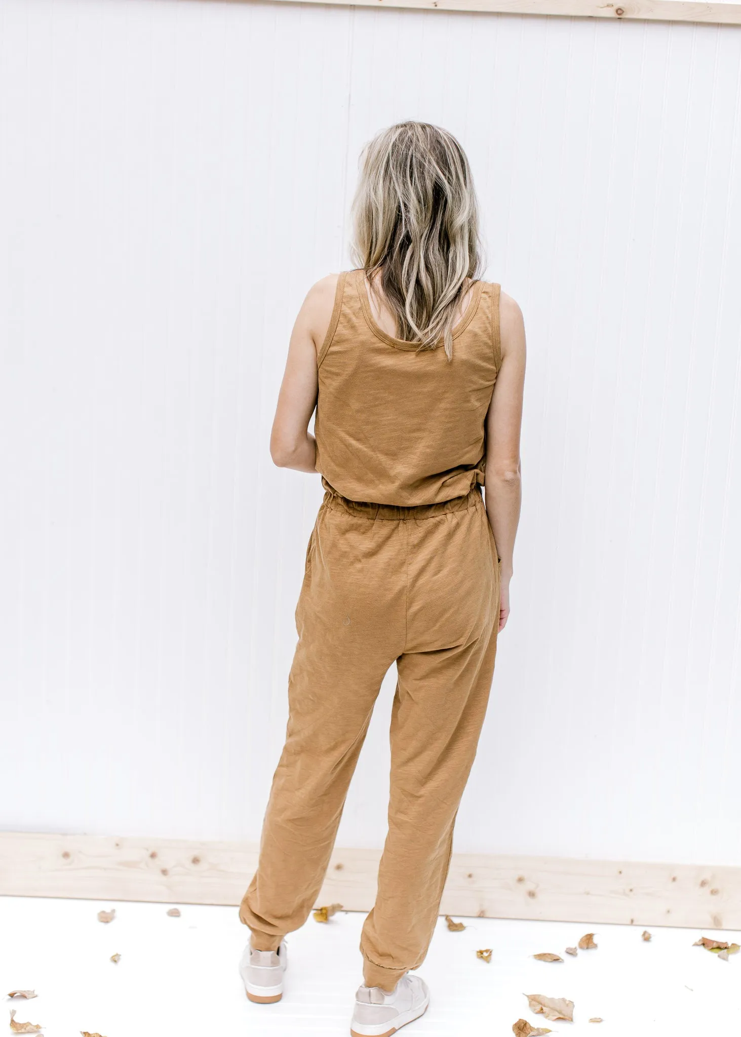 X Mocha Jumpsuit Cardigan Set