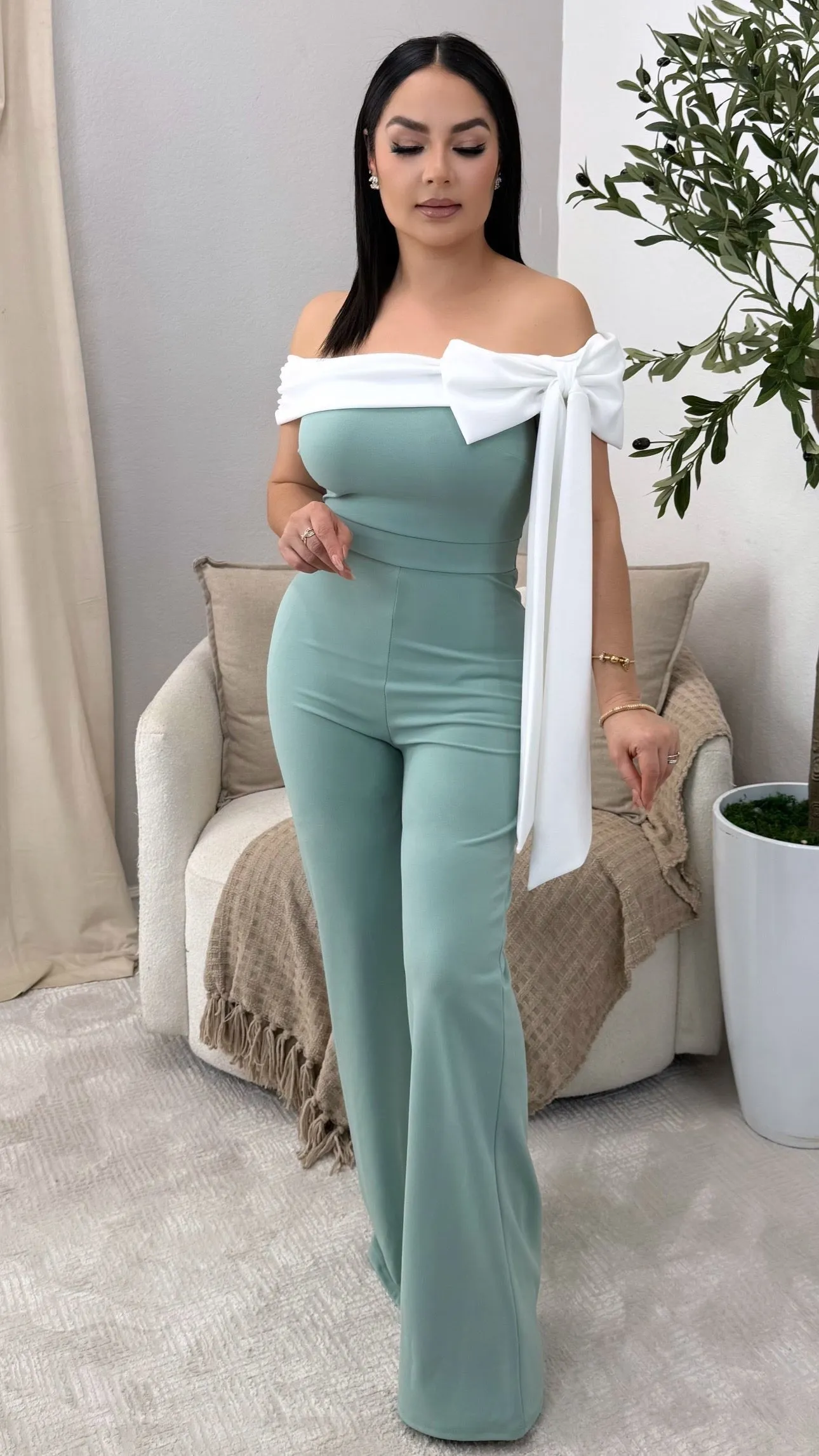 YARA SAGE JUMPSUIT