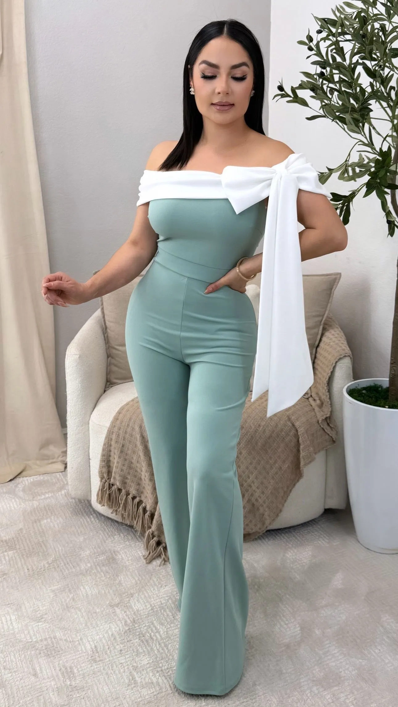YARA SAGE JUMPSUIT