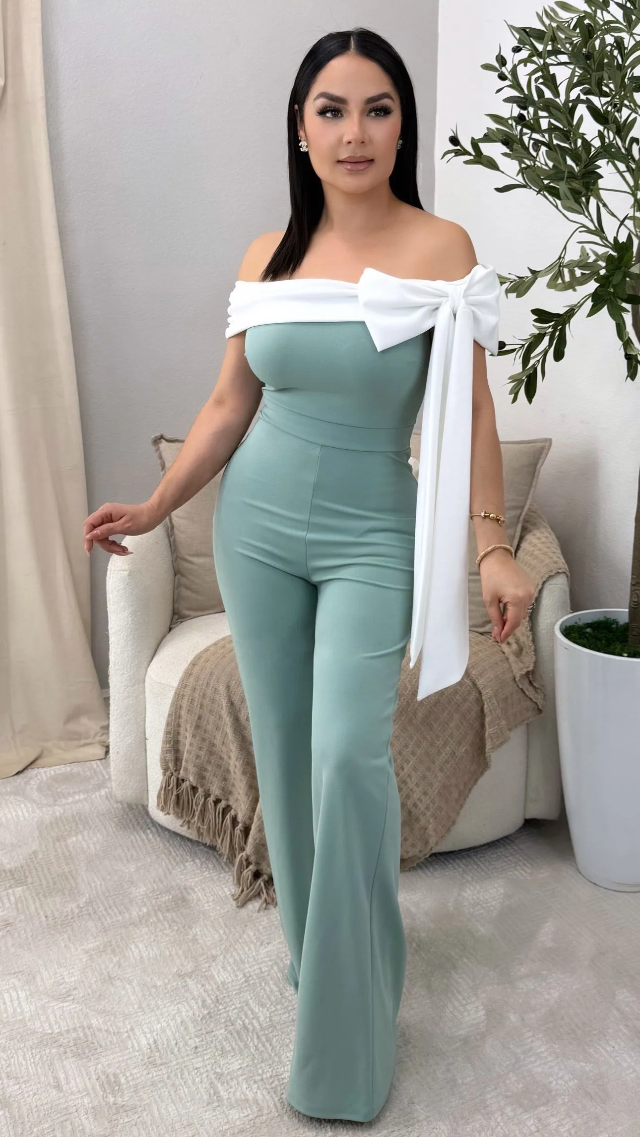 YARA SAGE JUMPSUIT
