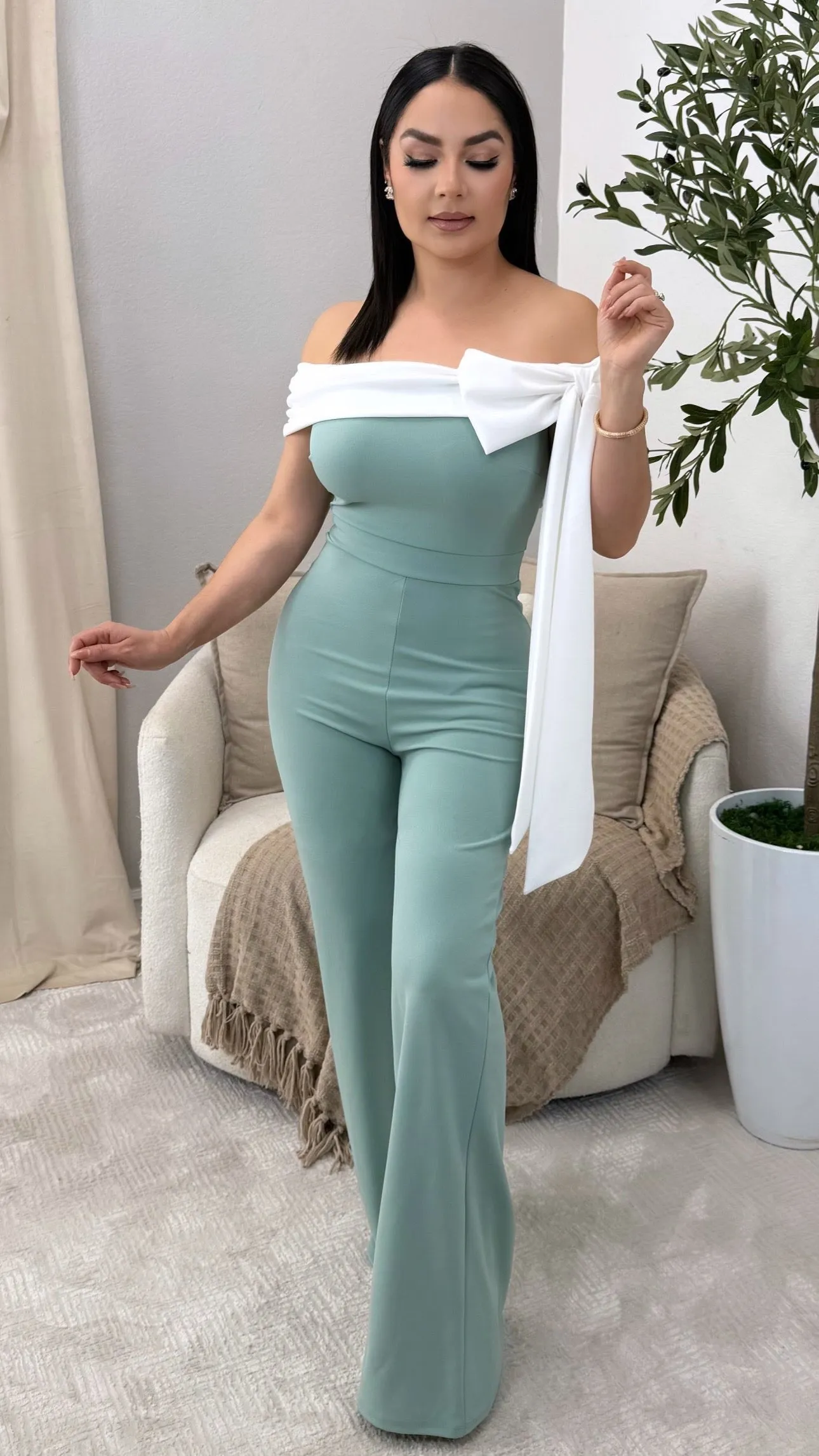 YARA SAGE JUMPSUIT