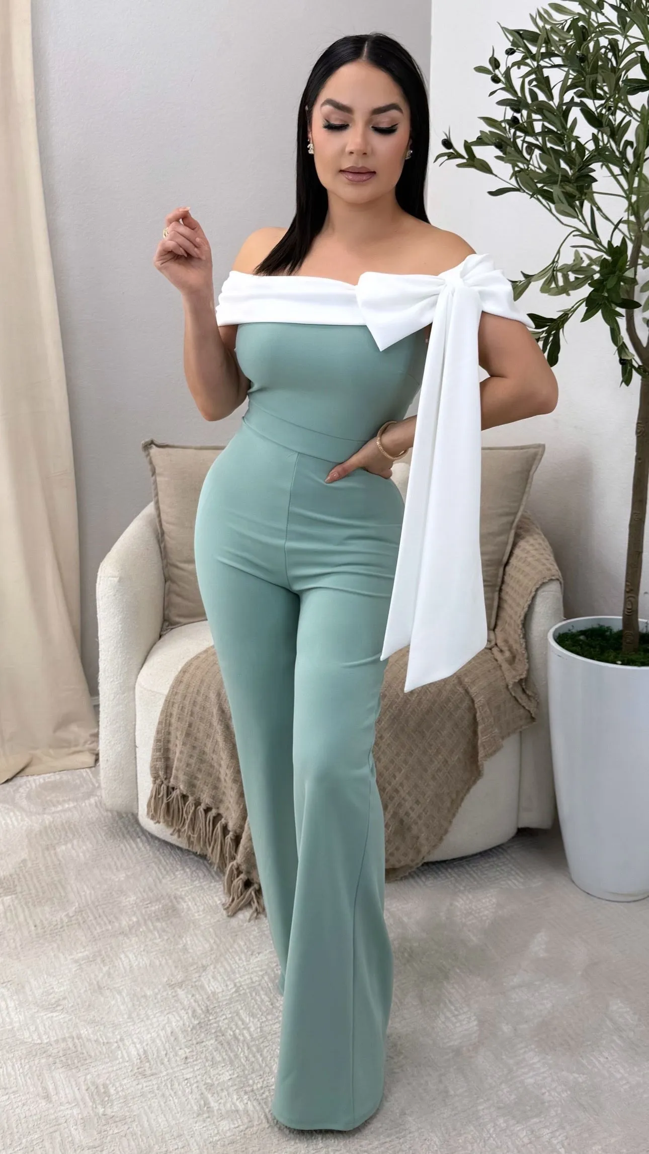 YARA SAGE JUMPSUIT